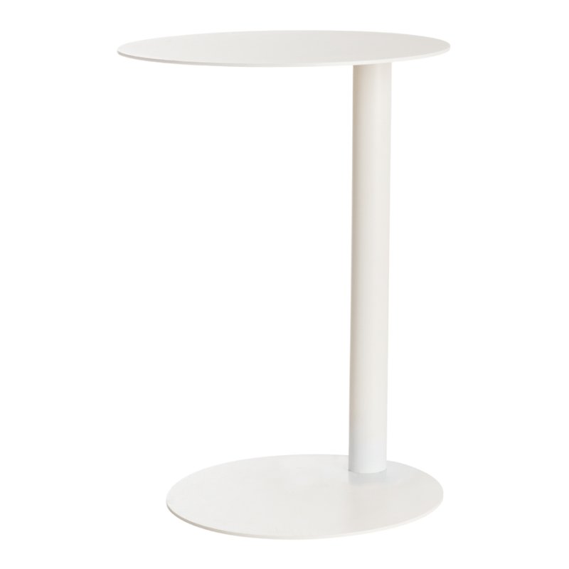 PAPERFLOW side table EASYDESK, round, white, 400 mm