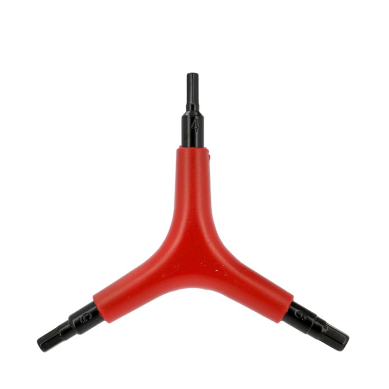 FISCHER three-armed Allen key, hardened steel