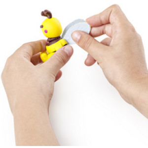 FIMO kids modelleerset Form & Play Happy bees, niveau 3, ovenhardend, 4×42 g