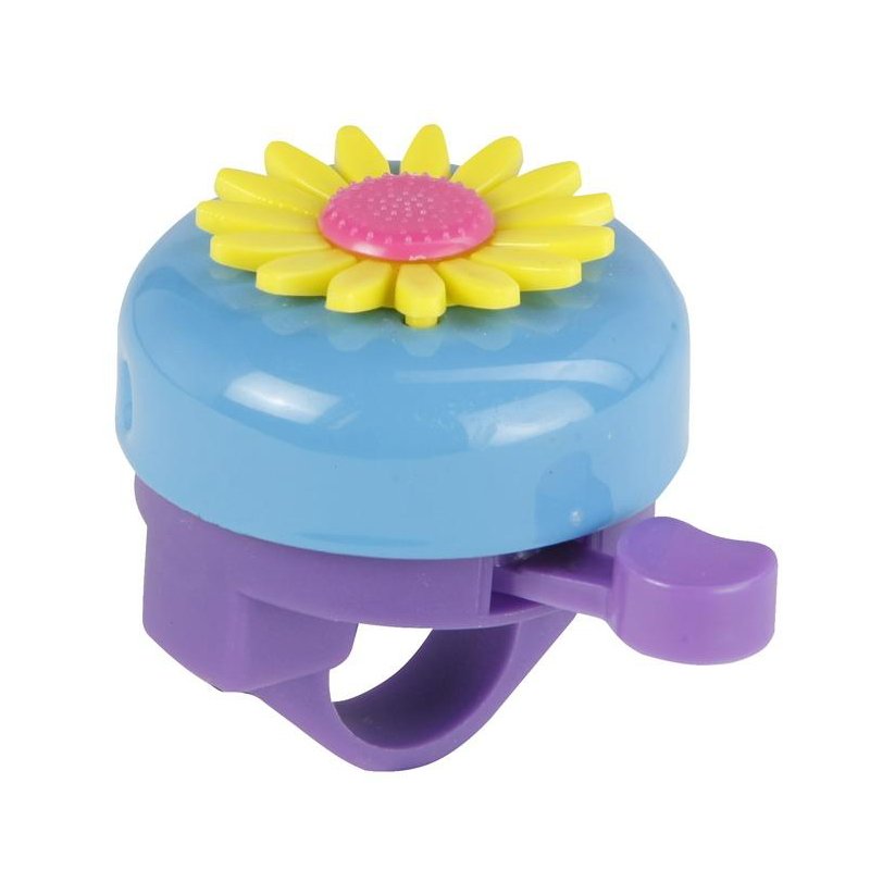 FISCHER bicycle bell flower, assorted colours, 80 mm diameter