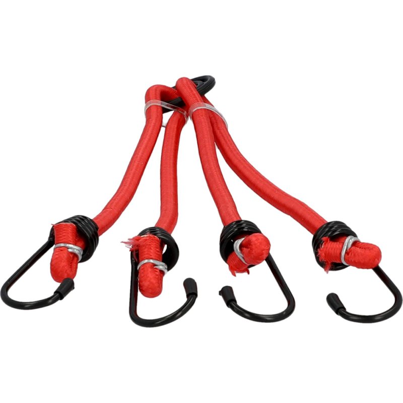 FISCHER sangles d'arrimage vélo 4 bras, rouge, 500 mm