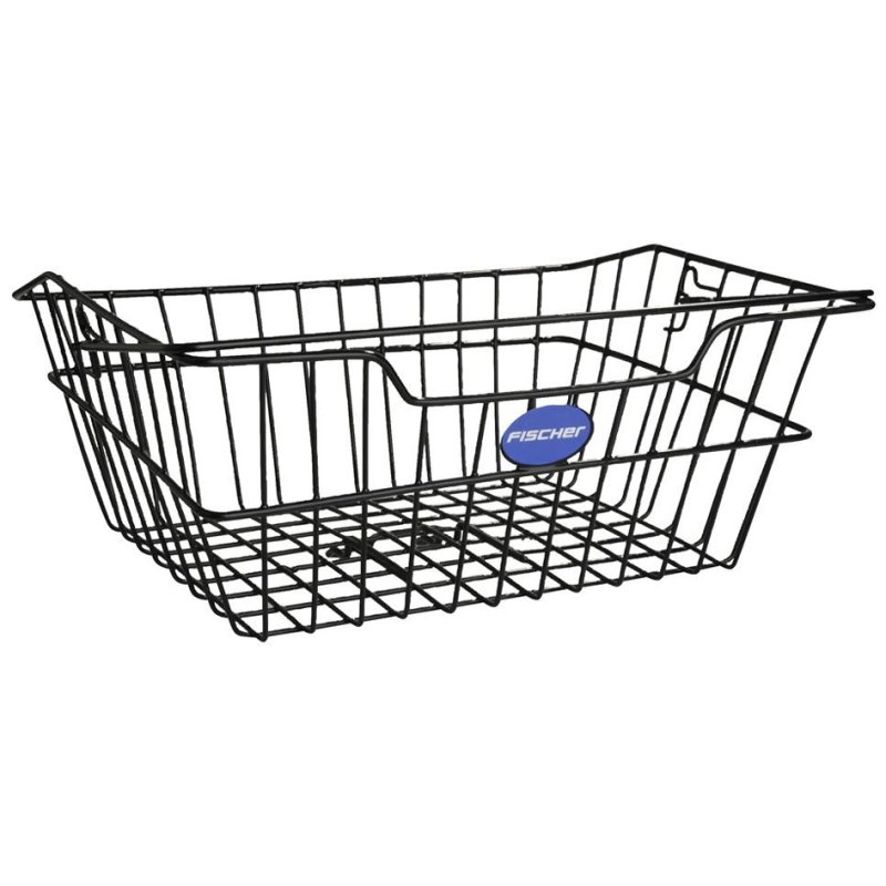 FISCHER luggage carrier, coarse-mesh wire, tool-free clamp mounting