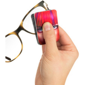 WEDO brillendoekjesmuntje met displaystandaard, microfibre, 32 stuks