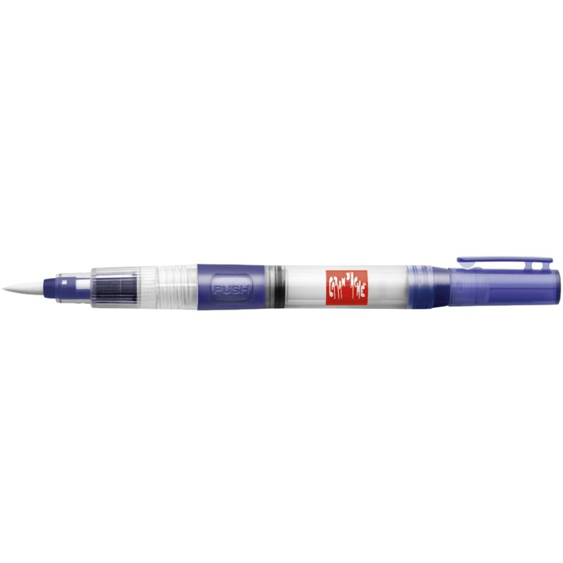 CARAN D'ACHE pinceau aquarelle avec réservoir d'eau, large, 20 ml, 10 pièces