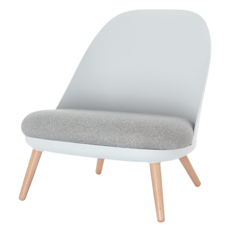 PAPERFLOW chaise visiteur Cocoon, noir, 70×65×75,5 cm