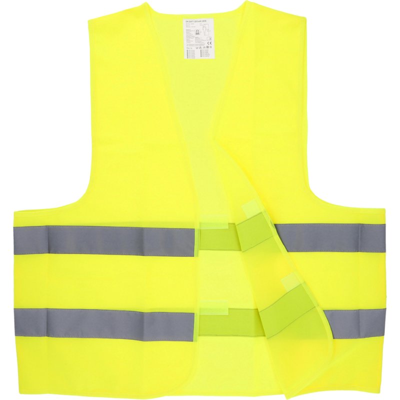 Cartrend Gilet de sécurité, jaune, EN ISO 20471, taille XL
