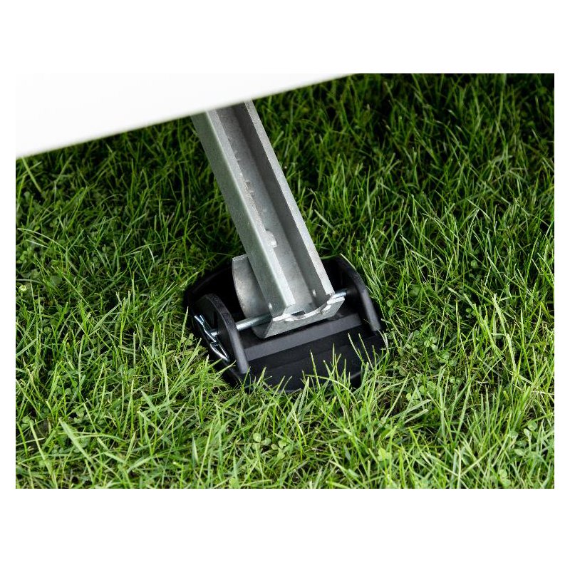 Cartrend plaques de support caravane, avec goupille métal, plastique, 4 pièces