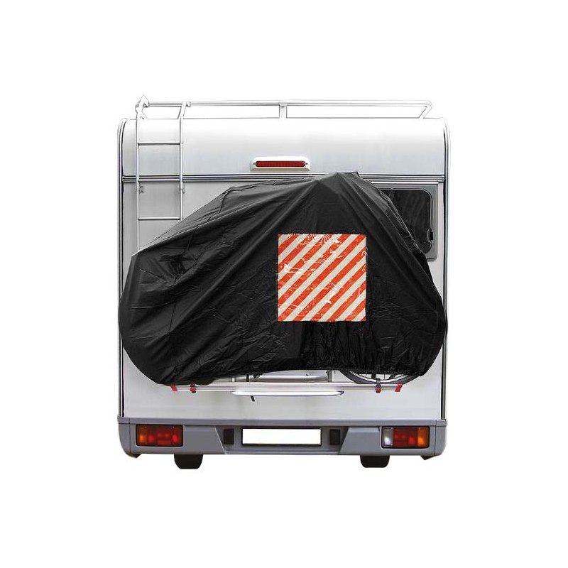 cartrend Caravan fietshoes, achtermontage, zwart, 2 fietsen