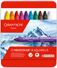 CARAN D'ACHE Neocolor II aquarel waskrijt set, 84 stuks, kleurgesorteerd