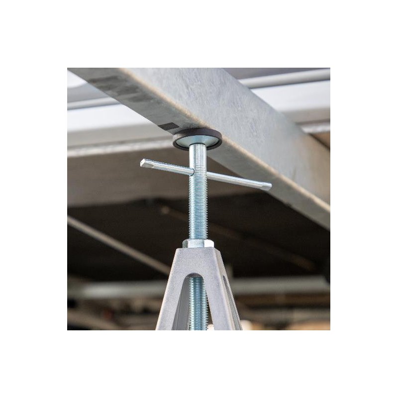 Cartrend ensemble de crics, capacité de charge 900 kg, 2 pièces, aluminium