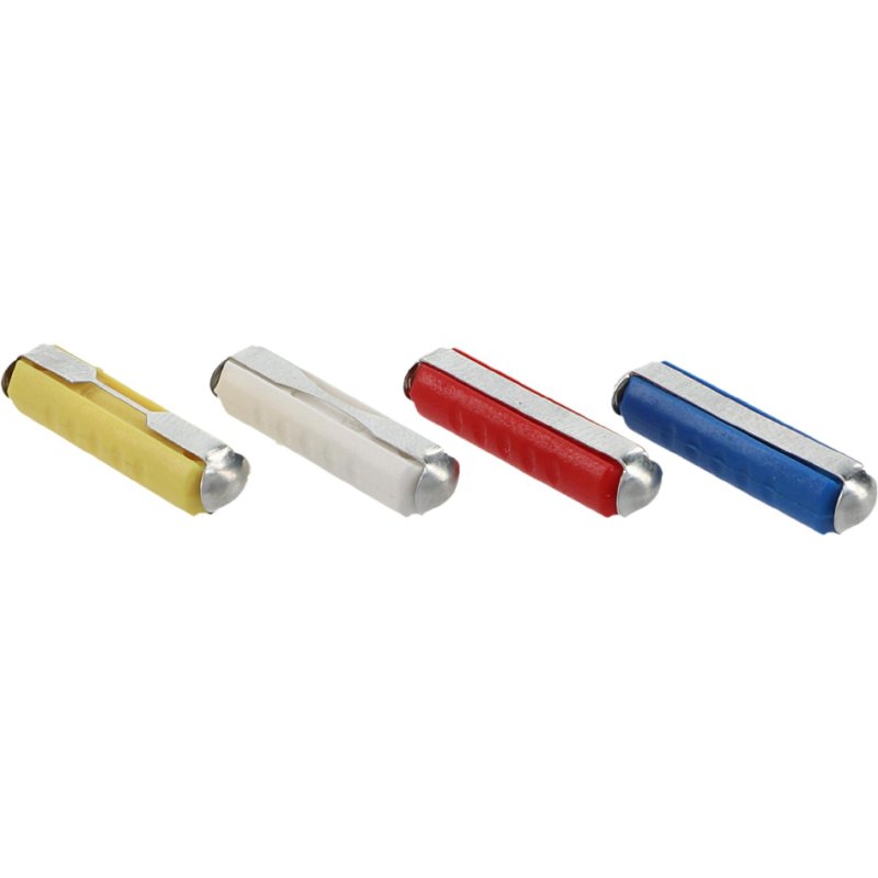 Cartrend torpedo fuse set 12V car, assorted 5A 8A 16A 25A