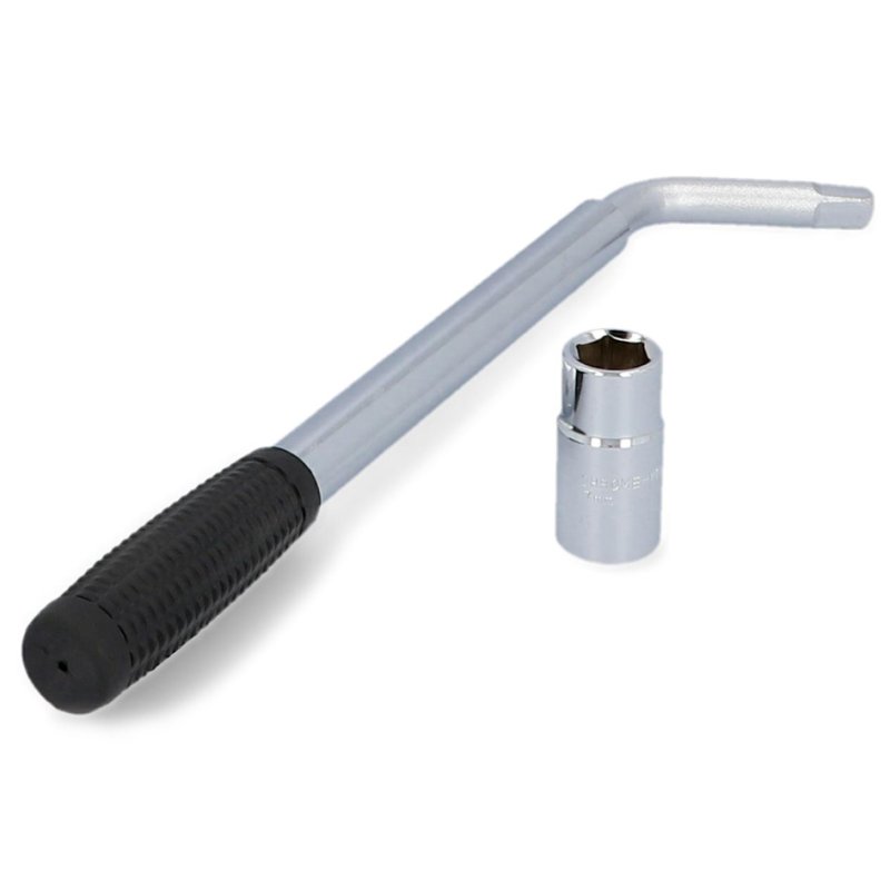 cartrend clé à fourche télescopique, 17/19 mm, chrome-vanadium, 220-410 mm