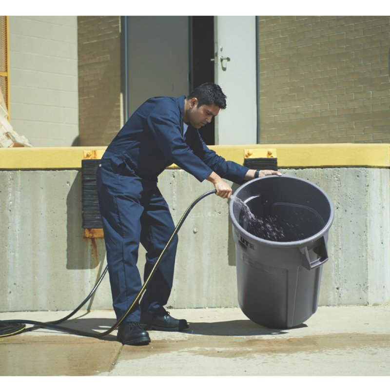 Rubbermaid conteneur BRUTE, 208,2 litres, gris, sans couvercle