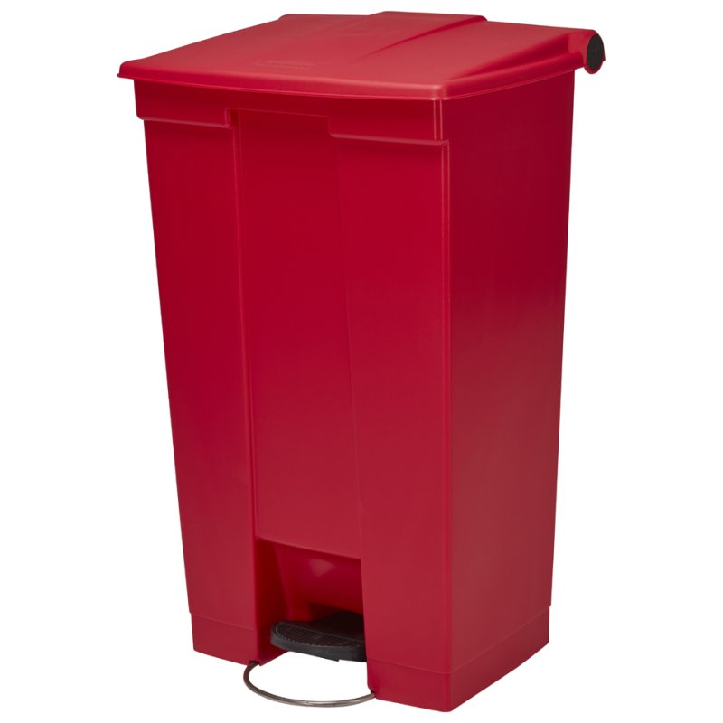 Rubbermaid poubelle à pédale Legacy Step-On, 87 litres, rouge