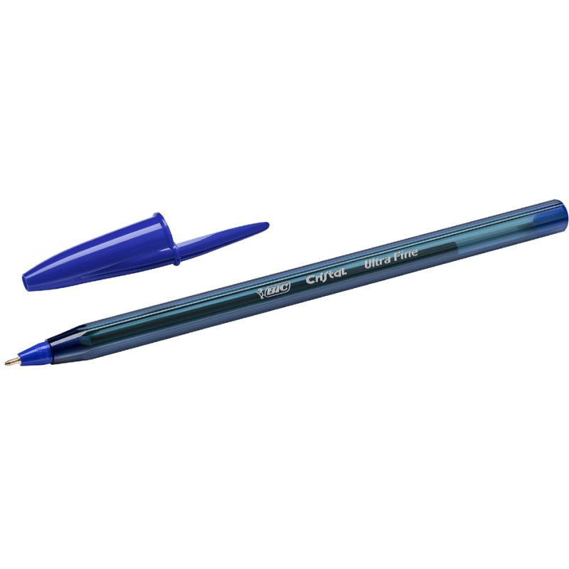 Bic Cristal Exact stylo à bille, noir, pointe fine, 0,3 mm