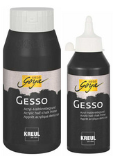 KREUL acrylgrondverf SOLO Goya Gesso, zwart, 750 ml