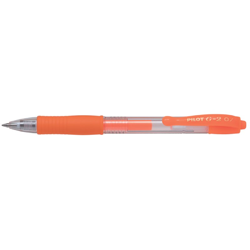 PILOT G2 stylo gel, 0,7 mm, rouge néon