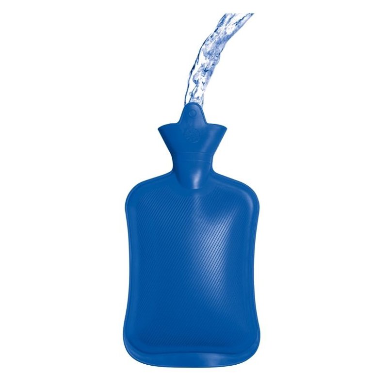 Lifemed bouillotte eau chaude, 2 litres, rouge, 185×315 mm