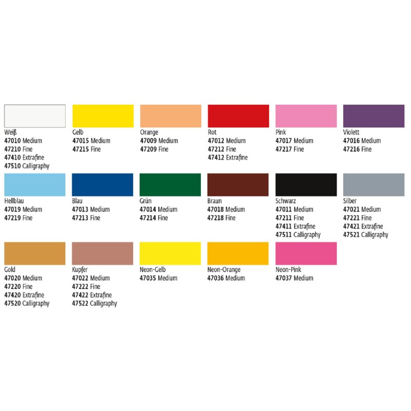KREUL Gloss Paint Marker medium, rose néon, 2,0-4,0 mm