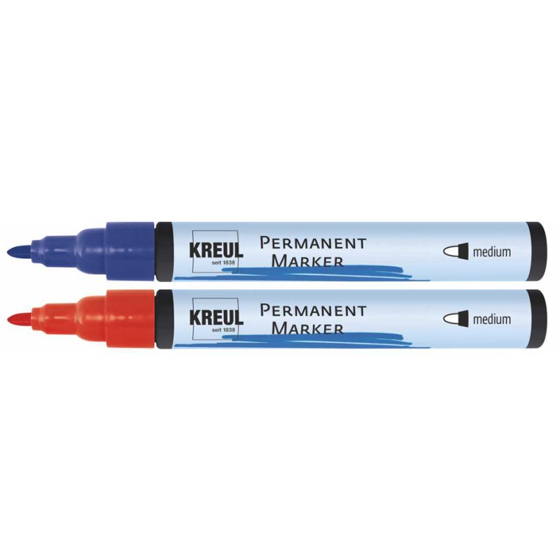 KREUL marqueur permanent, medium, vert clair