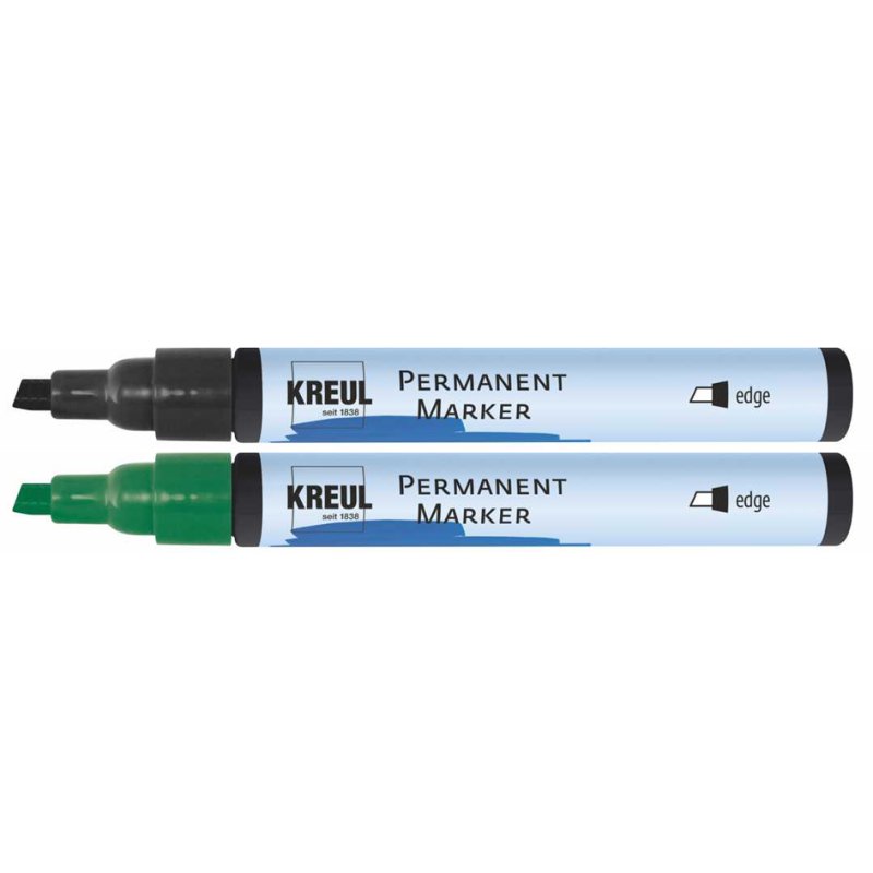 KREUL marqueur permanent edge, rouge, 1,0-5,0 mm