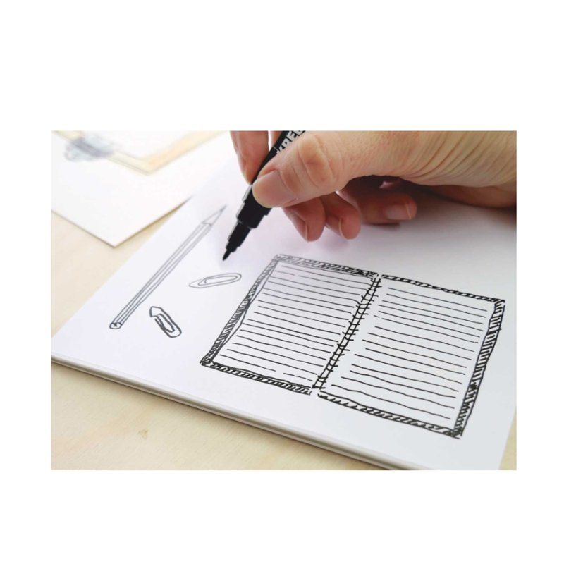 KREUL black marker, waterproof ink, 1.0-2.0 mm