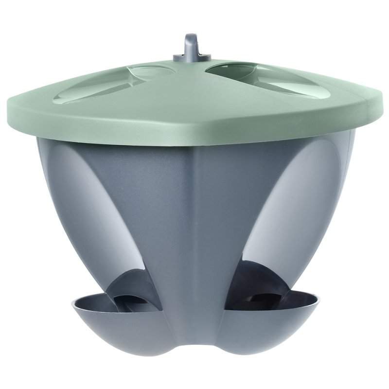 Orthex mangeoire pour oiseaux BIRDIE, noir, 290×290×240 mm, plastique recyclé