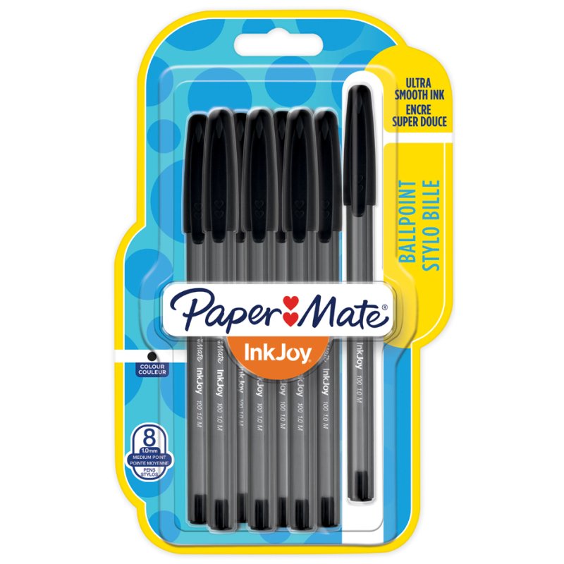 PAPER:MATE InkJoy 100 ballpoint pen, 8 pieces