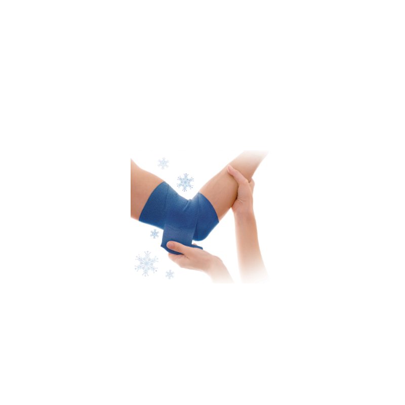 HARO bandage refroidissante, bleu, 100 mm × 2,7 m