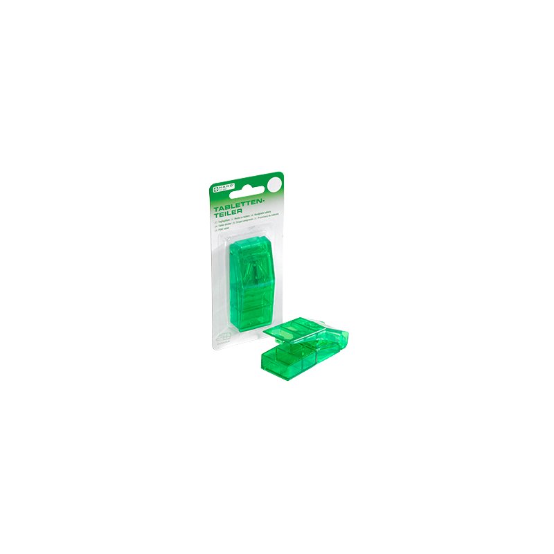 HARO diviseur de comprimés, vert, 84×34×24 mm