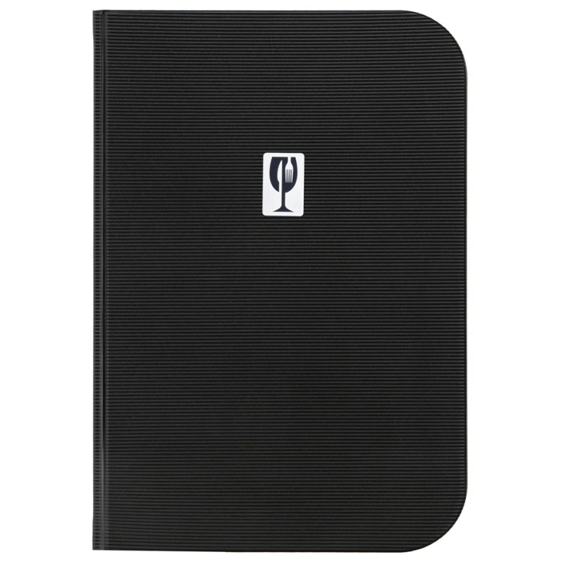 Securit menumap Essential, A5, noir, PVC