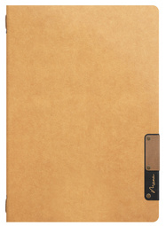 Securit menukaartmap Nature Collection, A5, bruin, 100% waterbestendige natuurvezel
