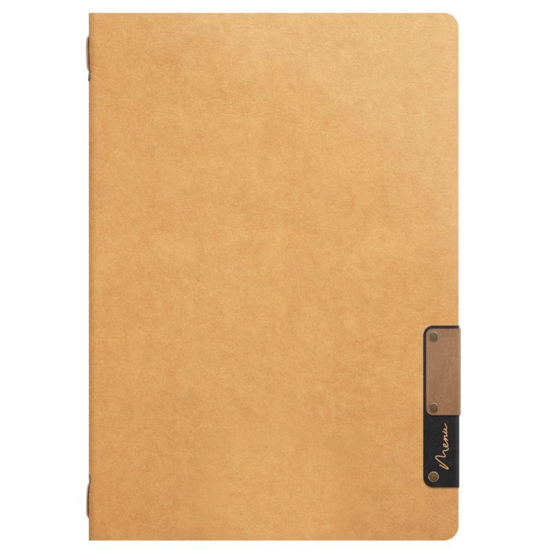 Securit menumap Nature Collection A4, beige, fibre naturelle imperméable