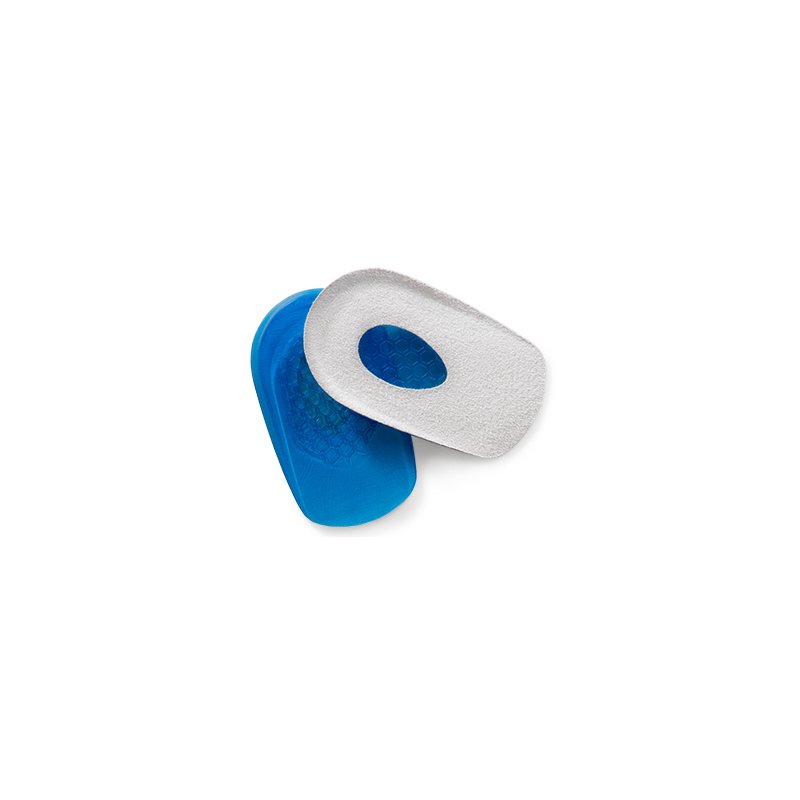 HARO coussins gel pour talons pour femmes, blanc/rouge, réutilisable, gel TPE, structure alvéolée