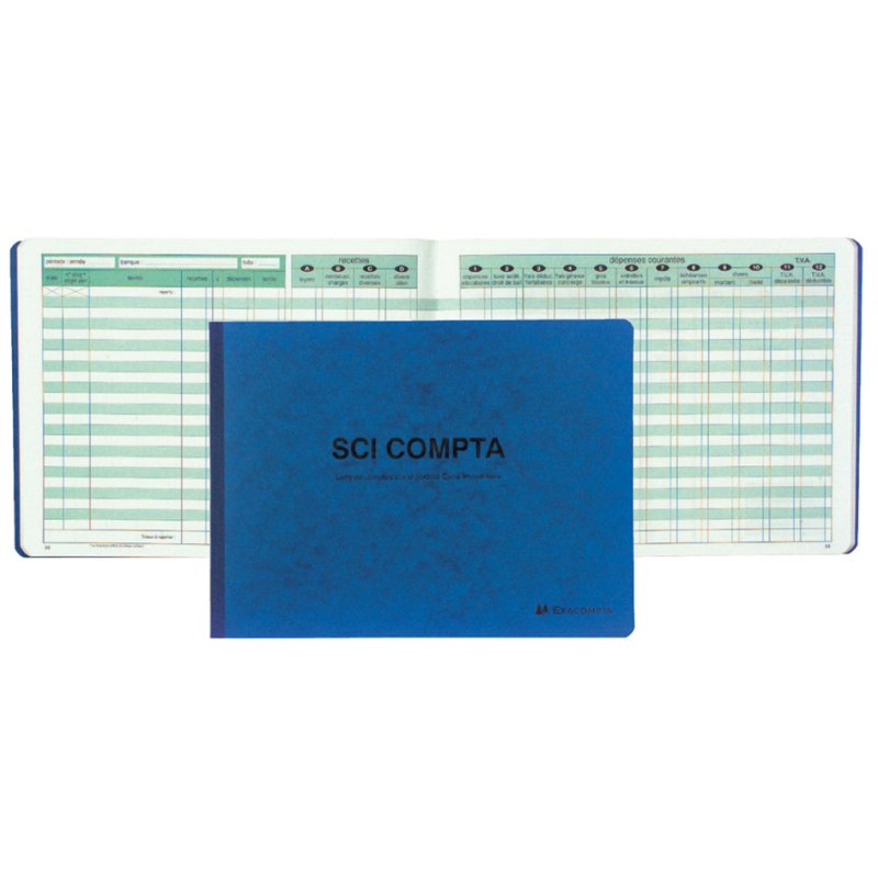 EXACOMPTA geniet-blocnote SCI COMPTA, 240 × 320 mm, 80 pagina's