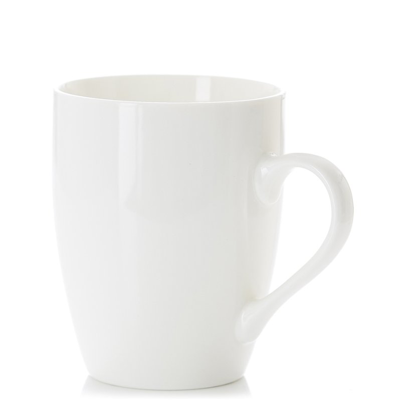 Ritzenhoff & Breker koffiebeker GUSTO, wit, porselein, vaatwasserbestendig, 6 stuks