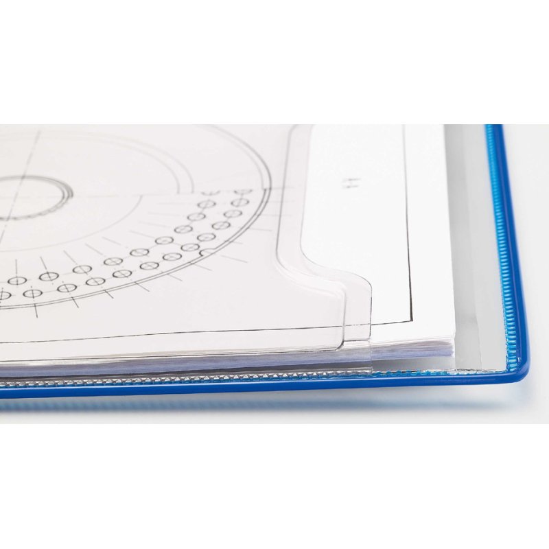 djois plateau tournant Fold'up, A4, bleu, 5 pièces