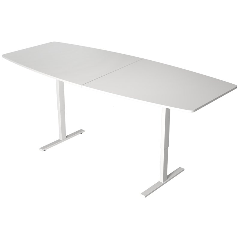 Kerkmann table de conférence Move, réglage électrique de la hauteur, graphite, 250×105 cm