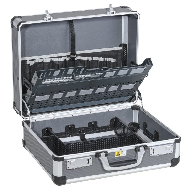 allit gereedschapskoffer AluPlus Service, aluminium frame, 445×370×210 mm