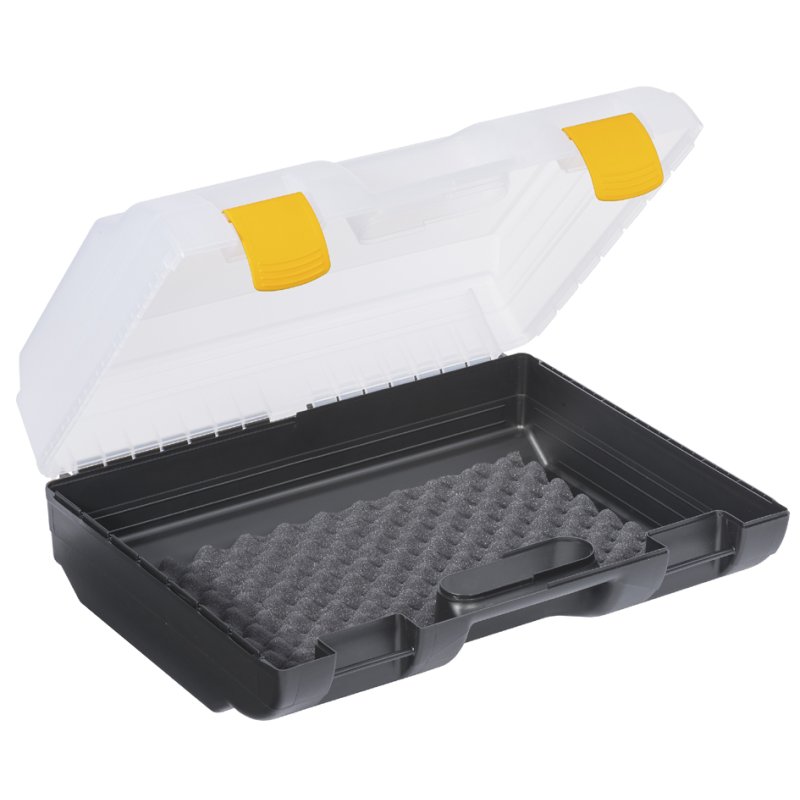 allit universele gereedschapskoffer DinoPlus Hobby 3000 DD, zwart/geel, 400×320×120 mm