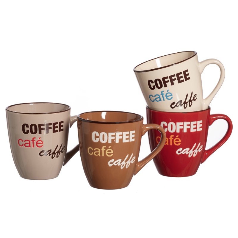 Ritzenhoff & Breker mug à café Coffee Talk, céramique, 390 ml, 8 pièces