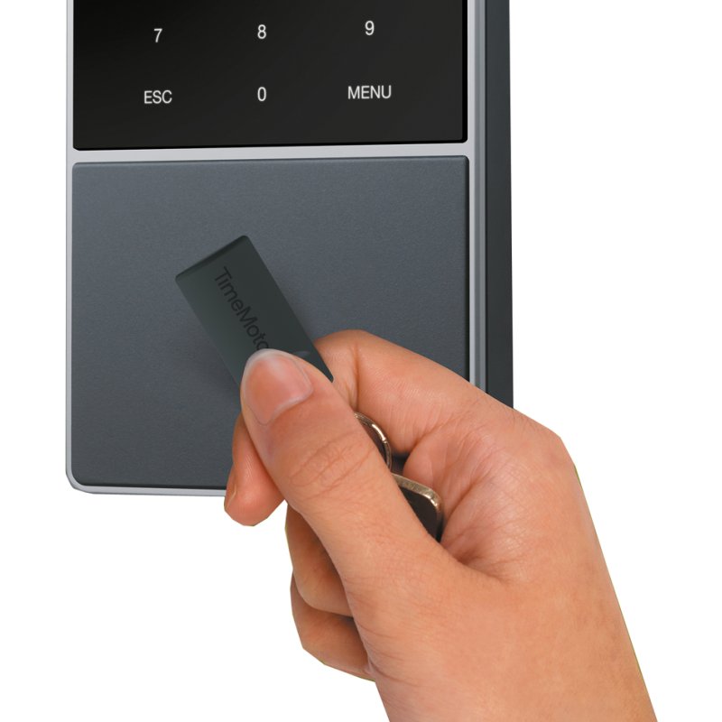 TimeMoto système de pointage TM-818 SC, capteur RFID/MIFARE, noir