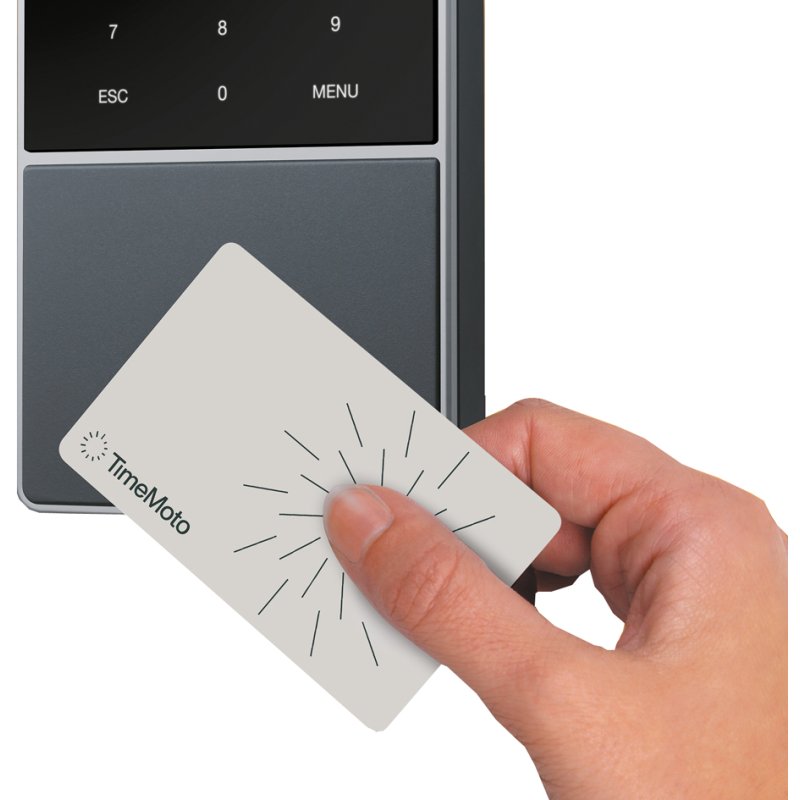 TimeMoto système de pointage TM-818 SC, capteur RFID/MIFARE, noir