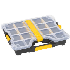 allit sorteerdoos EuroPlus Basic S37, transparant, 20 vakken, 365×295×62 mm