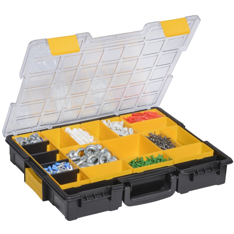 allit assortimentskast EuroPlus Pro K, 19 vakken, 440×355×76 mm