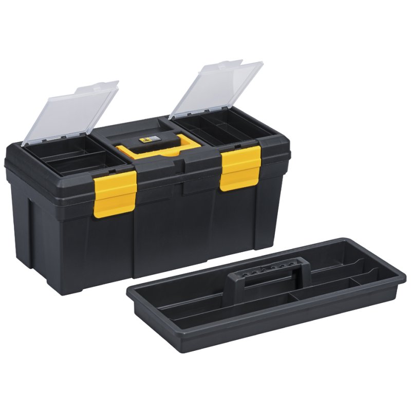 allit gereedschapskoffer McPlus Promo 20, zwart/geel, 510×240×240 mm