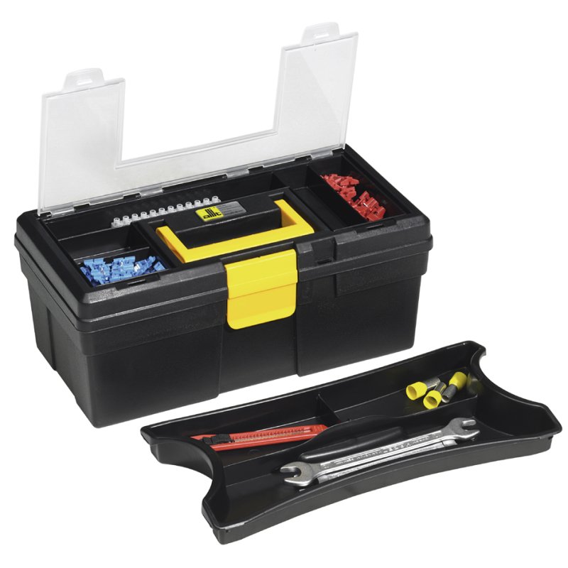 allit gereedschapskoffer McPlus Promo 12.5, zwart/geel, 310×170×130 mm