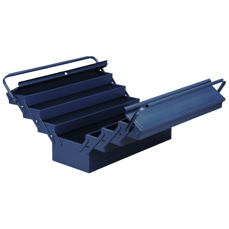 allit gereedschapskist McPlus metaal, blauw, 560×220×265 mm