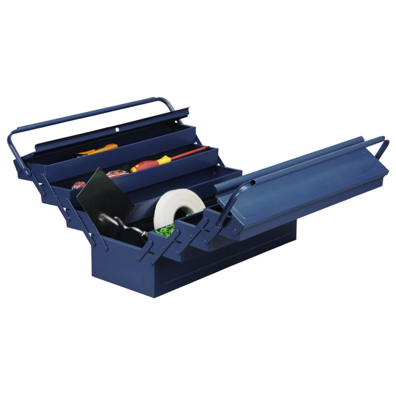 allit gereedschapskist McPlus metaal, blauw, 560×220×265 mm