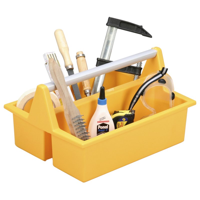 allit gereedschapskoffer McPlus Carry 40, geel, 395×290×215 mm